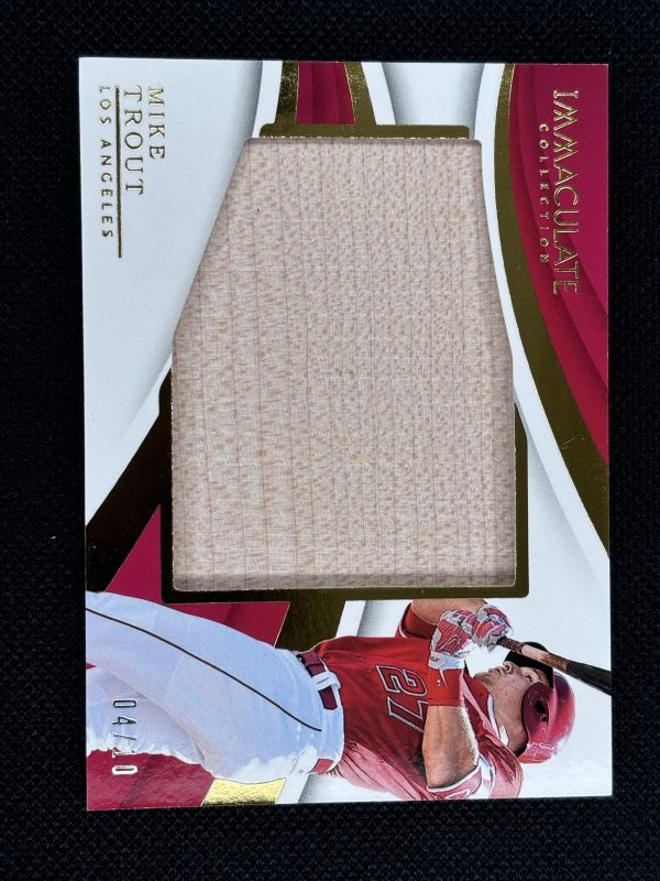 2018 Immaculate Collection Immaculate Jumbo #56 Mike Trout/10
