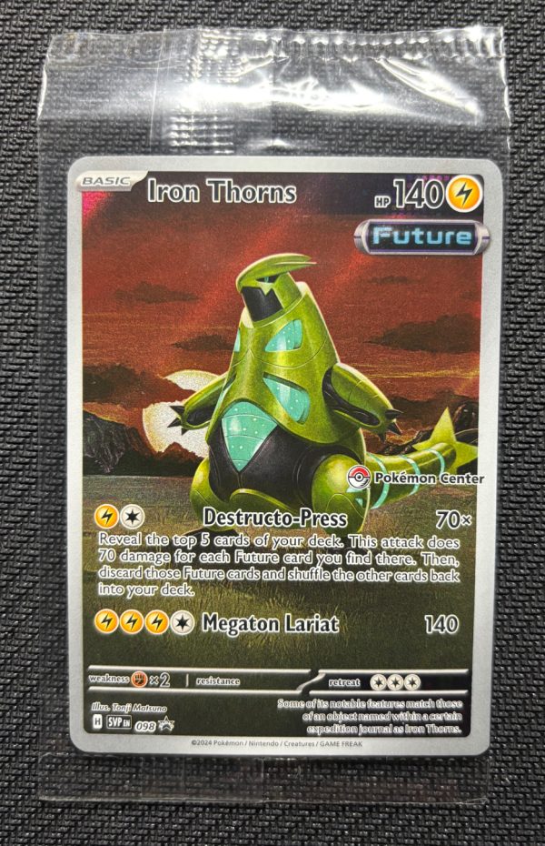 Pokémon Center Iron Thorns Sealed Promo