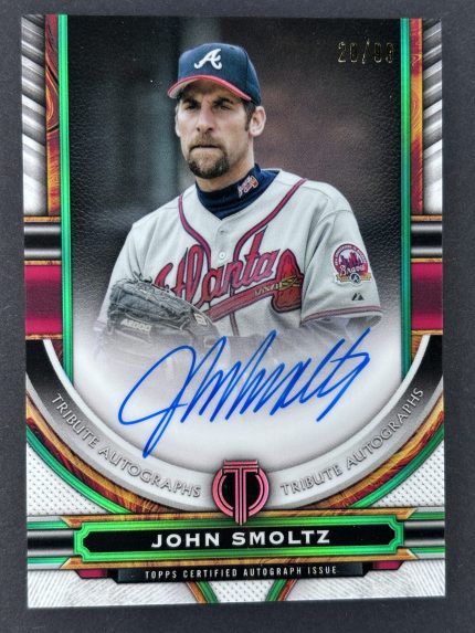2023 Topps Tribute John Smoltz Auto 20/99
