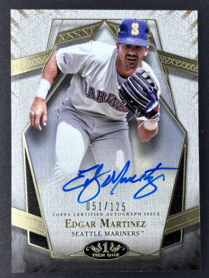 2022 Topps Tier One Edgar Hernandez Prime Performers Autograph 051/125