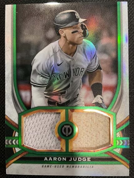 2023 Topps Tribute Aaron Judge Dual Relic Emerald 07/99