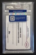 2024 Topps Chrome Jayden Daniels Rookie Auto Graded 9 - Image 3