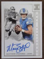 2018 Impeccable Indelable Ink Mathew Stafford Auto 21/25
