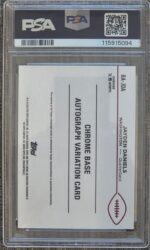 2024 Topps Chrome Jayden Daniels Rookie Auto Graded 9 - Image 2