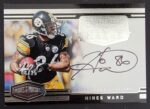 2016 Panini Plates & Patches Pivotal Marks Hines Ward Auto 06/25