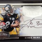2016 Panini Plates & Patches Pivotal Marks Hines Ward Auto 06/25