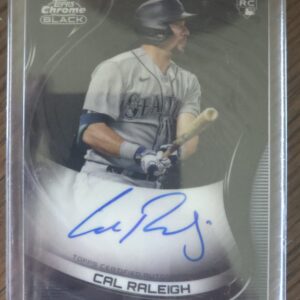2022 Topps Chrome Black Cal Raleigh Auto RC