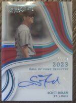 2023 Immaculate Collection Scott Rolen HOF Inductee Auto /10