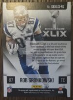 2015 Panini Rob Gronkowski Auto RARE CARD - Image 2