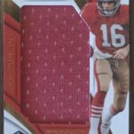 2018 Immaculate Joe Montana HOF relic /49