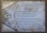 2014 Topps Valor Davante Adam Auto Relic RC - Image 2