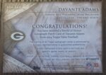 2014 Topps Valor Davante Adam Auto Relic RC - Image 2
