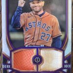 2023 Topps Tribute Jose Altuve Dual Relic Purple