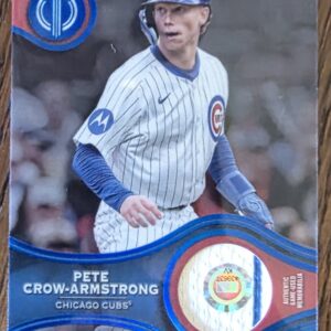 2025 Topps Tribute Pete Crow- Armstrong Stamp of Approval /150