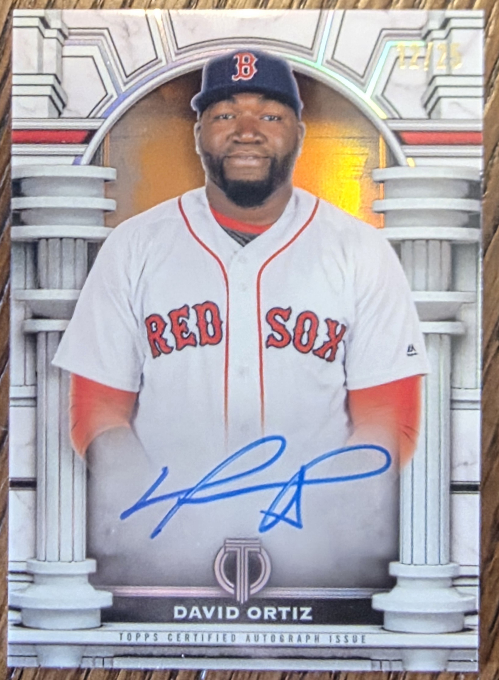 20260328_154728 2023 Topps Tribute David Ortiz Olympus Autograph /25 - Image 1