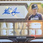 2022 Topps Triple Threads Nolan Ryan Above & Beyond Auto Relic /27