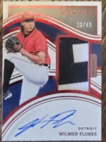 2023 Immaculate Wilmer Flores Auto Relic /49