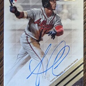 2018 Topps Tier One Ozzie Albies Auto RC /225