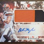 2018 Panini Origins #105 Baker Mayfield JSY AU RC