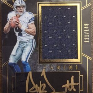 2016 Panini Black Gold Grand Debut Autograph Jerseys #7 Dak Prescott/149