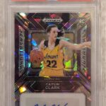 2024 Prizm Draft Picks Caitlyn Clark Sensational Signature Purple Ice Auto RC PSA 10