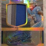 2023 Panini Plates and Patches Jahmyr Gibbs Auto Relic RC