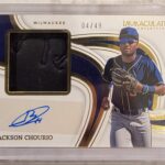 2023 Panini Immaculate Jackson Chourio Auto with Glove Relic 04/49